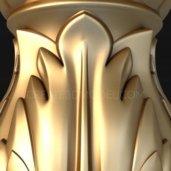 نموذج ثلاثي الأبعاد لآلة CNC الركائز 