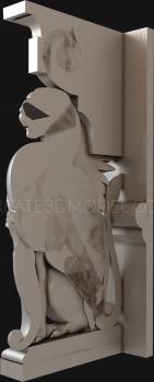 نموذج ثلاثي الأبعاد لآلة CNC الركائز 