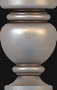 نموذج ثلاثي الأبعاد لآلة CNC الركائز 