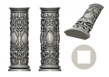 نموذج ثلاثي الأبعاد لآلة CNC الركائز 