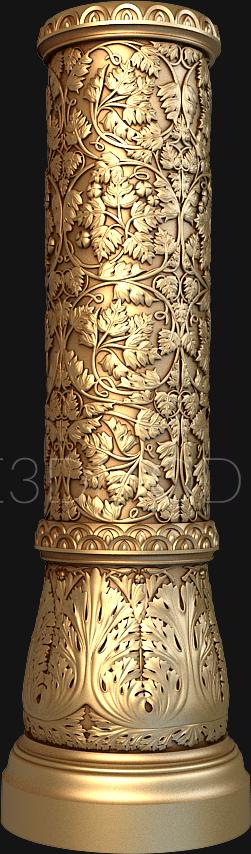 نموذج ثلاثي الأبعاد لآلة CNC الركائز 