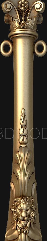 نموذج ثلاثي الأبعاد لآلة CNC الركائز 