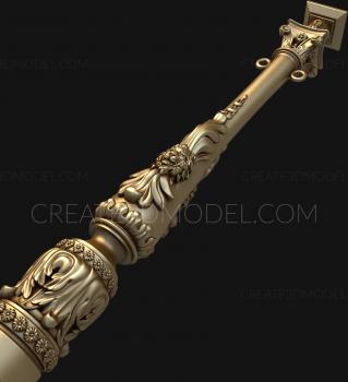 نموذج ثلاثي الأبعاد لآلة CNC الركائز 