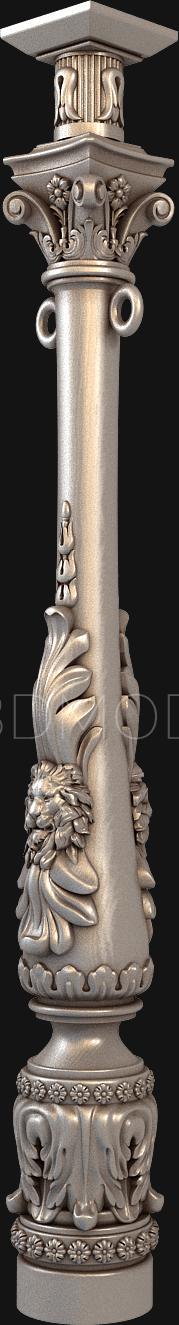 نموذج ثلاثي الأبعاد لآلة CNC الركائز 