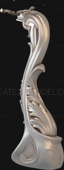 نموذج ثلاثي الأبعاد لآلة CNC الركائز 