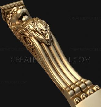 نموذج ثلاثي الأبعاد لآلة CNC الركائز 