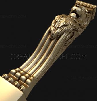 نموذج ثلاثي الأبعاد لآلة CNC الركائز 