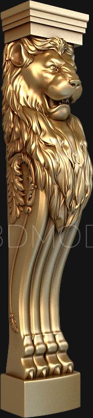 نموذج ثلاثي الأبعاد لآلة CNC الركائز 