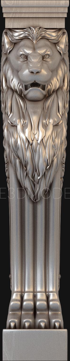 نموذج ثلاثي الأبعاد لآلة CNC الركائز 