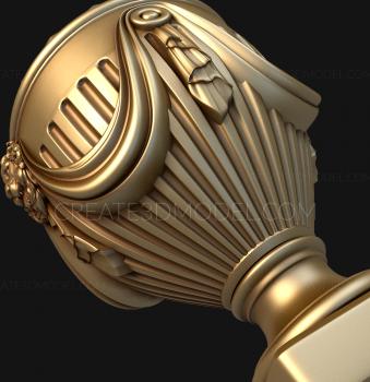 نموذج ثلاثي الأبعاد لآلة CNC الركائز 