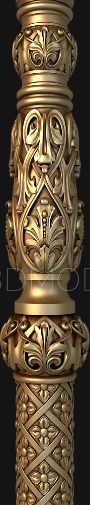 نموذج ثلاثي الأبعاد لآلة CNC الركائز 