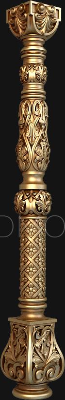 نموذج ثلاثي الأبعاد لآلة CNC الركائز 