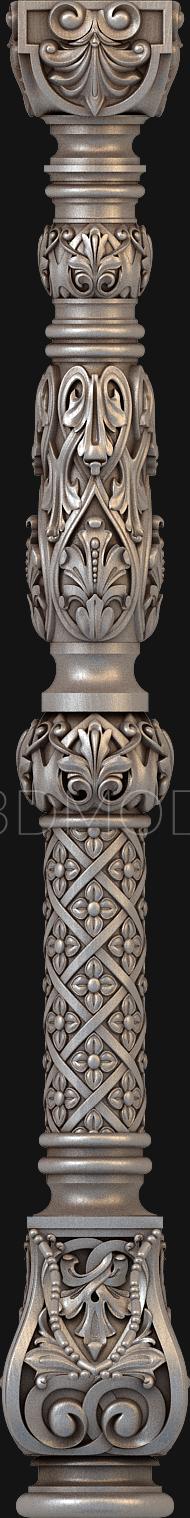 نموذج ثلاثي الأبعاد لآلة CNC الركائز 