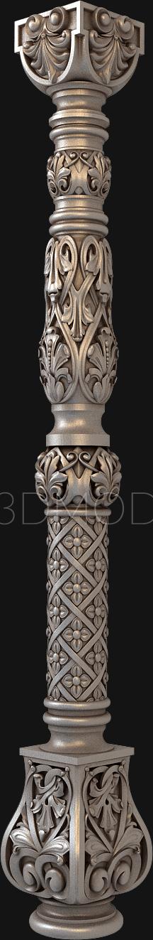 نموذج ثلاثي الأبعاد لآلة CNC الركائز 