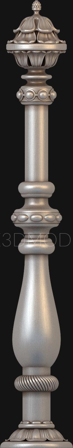 نموذج ثلاثي الأبعاد لآلة CNC الركائز 