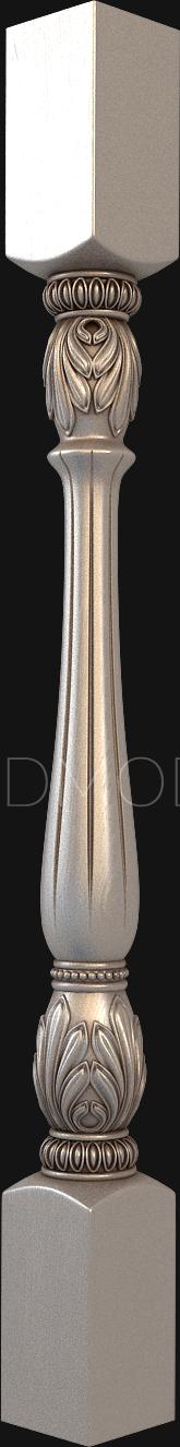 نموذج ثلاثي الأبعاد لآلة CNC الركائز 