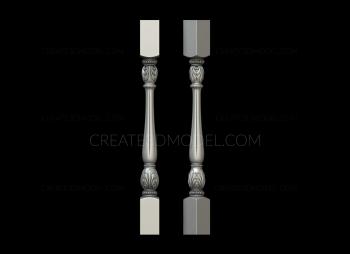 نموذج ثلاثي الأبعاد لآلة CNC الركائز 