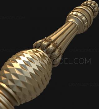 نموذج ثلاثي الأبعاد لآلة CNC الركائز 