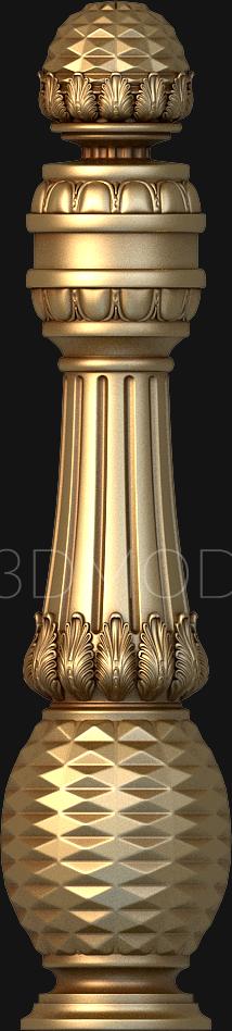 نموذج ثلاثي الأبعاد لآلة CNC الركائز 