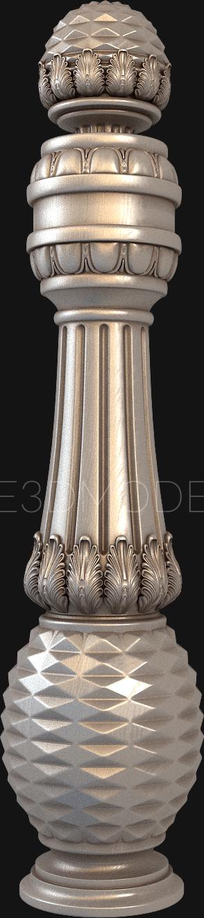 نموذج ثلاثي الأبعاد لآلة CNC الركائز 