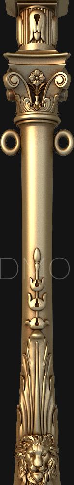 نموذج ثلاثي الأبعاد لآلة CNC الركائز 