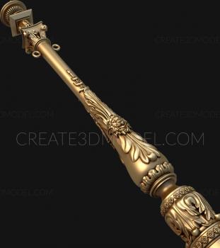 نموذج ثلاثي الأبعاد لآلة CNC الركائز 