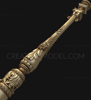 نموذج ثلاثي الأبعاد لآلة CNC الركائز 