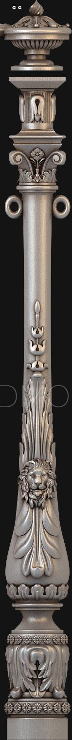 نموذج ثلاثي الأبعاد لآلة CNC الركائز 