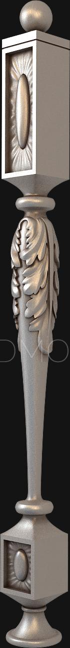 نموذج ثلاثي الأبعاد لآلة CNC الركائز 