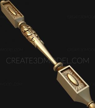 نموذج ثلاثي الأبعاد لآلة CNC الركائز 