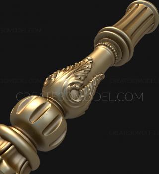 نموذج ثلاثي الأبعاد لآلة CNC الركائز 