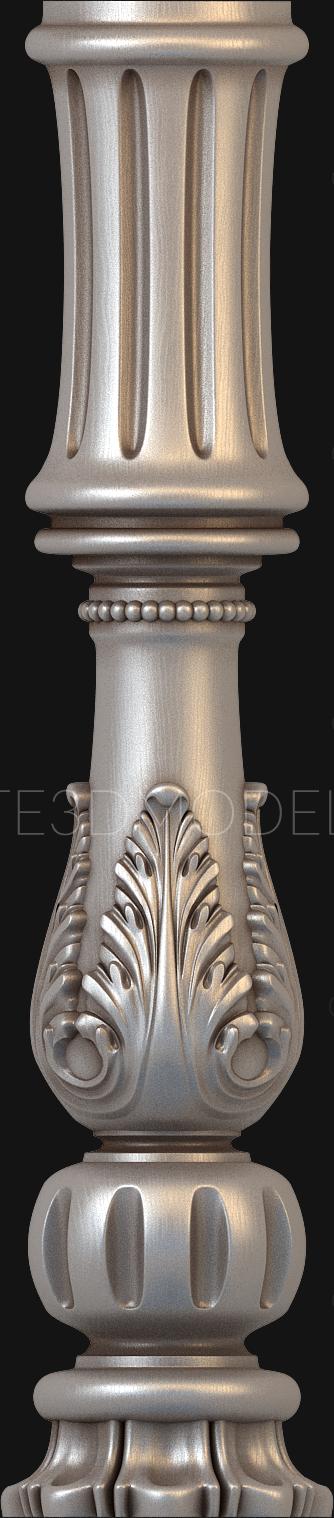 نموذج ثلاثي الأبعاد لآلة CNC الركائز 