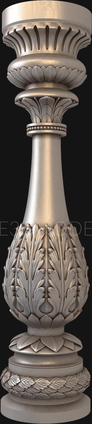 نموذج ثلاثي الأبعاد لآلة CNC الركائز 