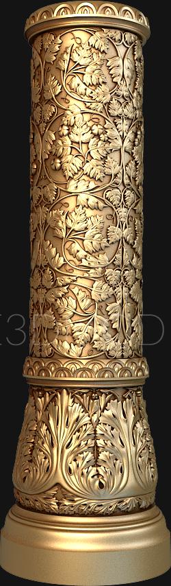 نموذج ثلاثي الأبعاد لآلة CNC الركائز 