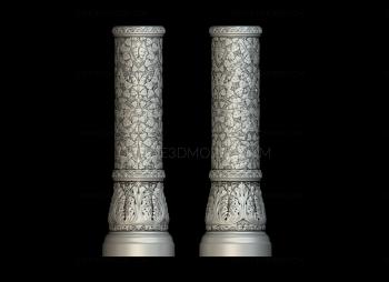 نموذج ثلاثي الأبعاد لآلة CNC الركائز 