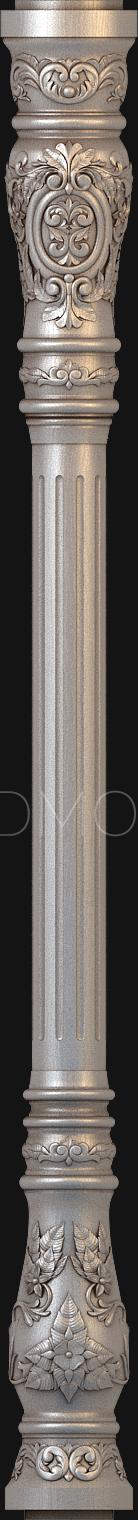 نموذج ثلاثي الأبعاد لآلة CNC الركائز 