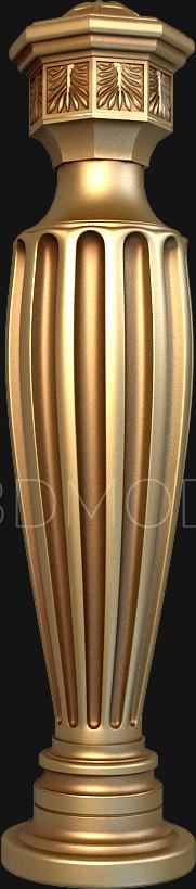 نموذج ثلاثي الأبعاد لآلة CNC الركائز 