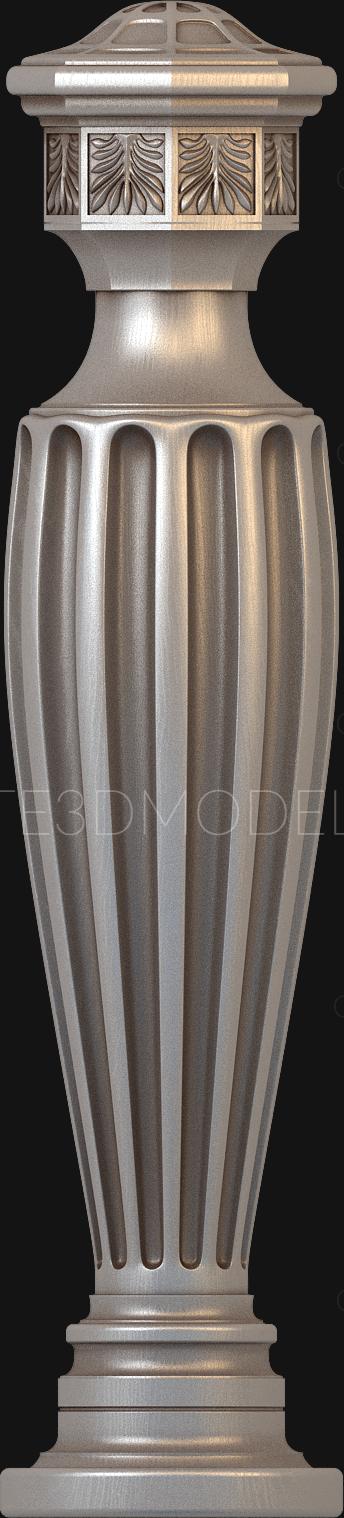 نموذج ثلاثي الأبعاد لآلة CNC الركائز 