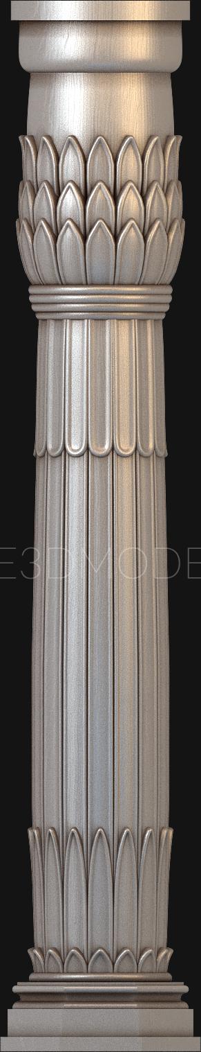 نموذج ثلاثي الأبعاد لآلة CNC الركائز 