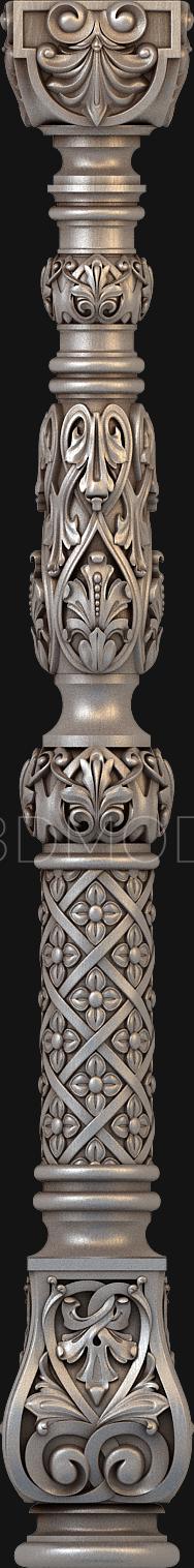 نموذج ثلاثي الأبعاد لآلة CNC الركائز 