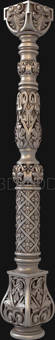 نموذج ثلاثي الأبعاد لآلة CNC الركائز 