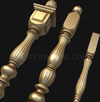 نموذج ثلاثي الأبعاد لآلة CNC الركائز 