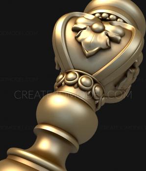 نموذج ثلاثي الأبعاد لآلة CNC الركائز 