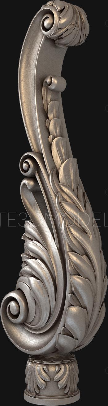 نموذج ثلاثي الأبعاد لآلة CNC الركائز 