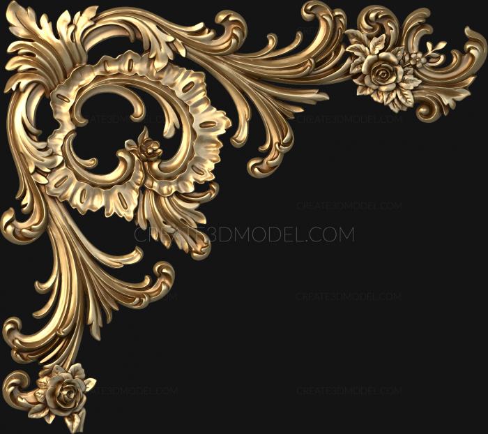 نموذج ثلاثي الأبعاد لآلة CNC عنصر الزاوية 