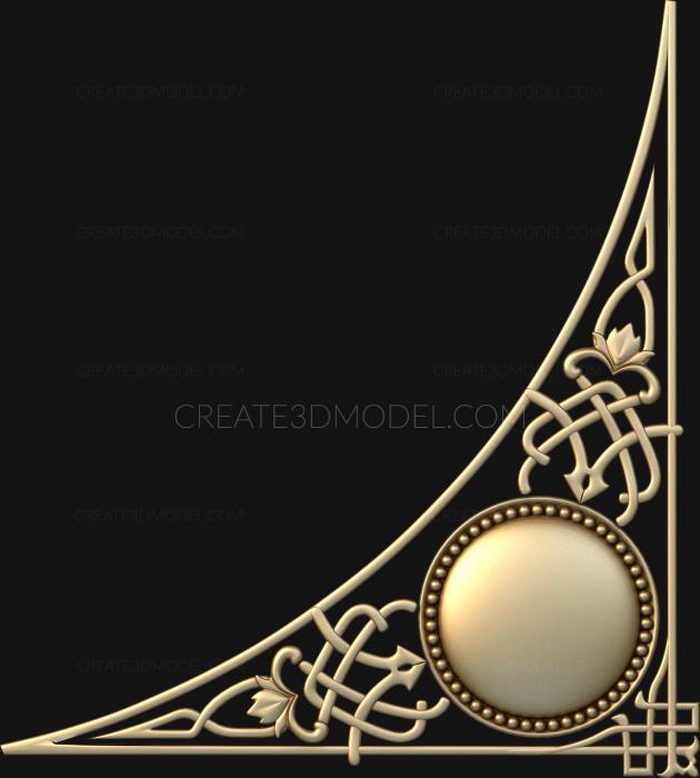 نموذج ثلاثي الأبعاد لآلة CNC عنصر الزاوية 