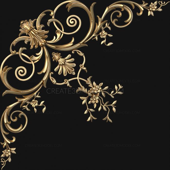 نموذج ثلاثي الأبعاد لآلة CNC عنصر الزاوية 